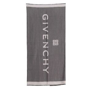 Givenchy Gray Silk Women's Scarf
